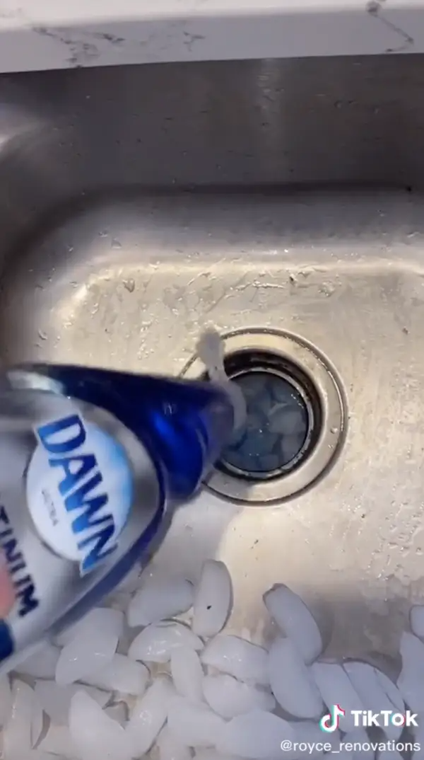 Pour a small amount of dish soap down the drain