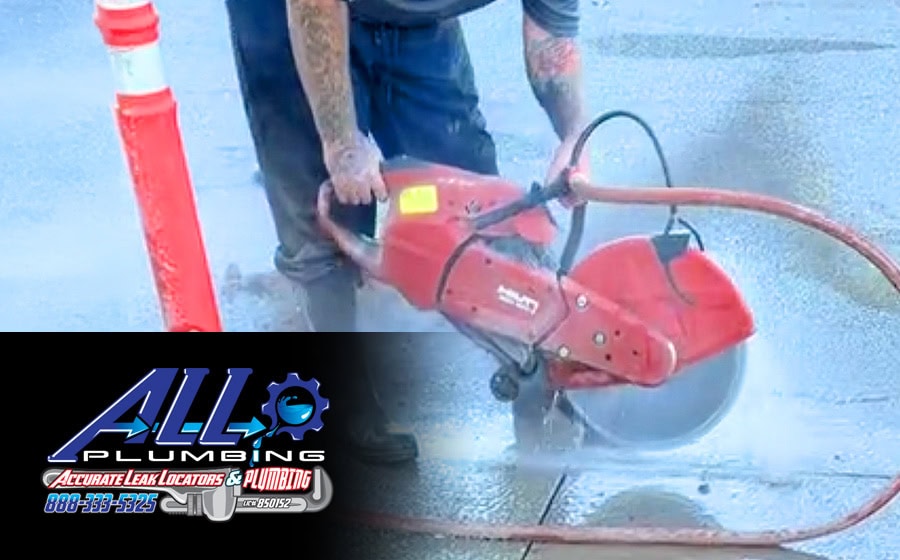 accurate leak locators excavation to repair underground leak commercial plumbers